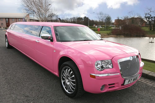 Pink Baby Bentley limousine hire