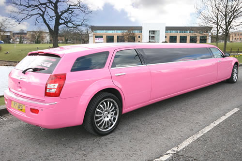 Pink Baby Bentley limousine hire