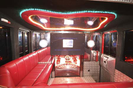 Pink Fire Engine limousine hire