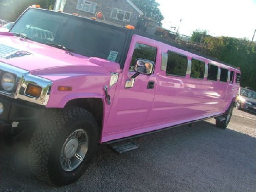 Pink Hummer limo hire