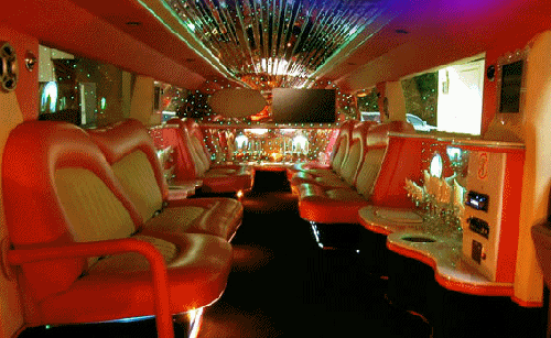 Pink Hummer limousine hire