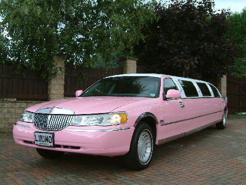 Pink Lincoln Millennium limousine hire