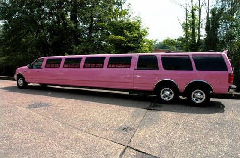 Pink Lincoln Navigator limousine hire