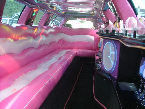 Pink Town Car limo hire