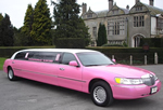 pink limo rental