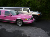 pink limousine hire