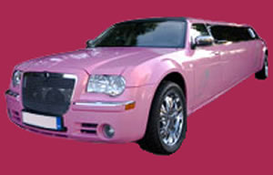 Pink Baby Bentley limousine hire