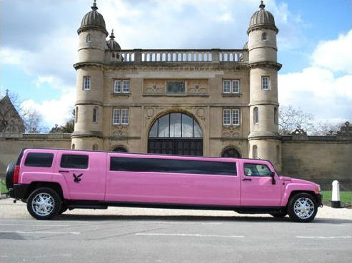 Pink Hummer limousine hire