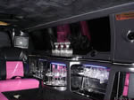 Pink Lincoln Millennium limousine