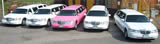 pink business event limousine hire