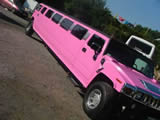 pink hen night limo hire