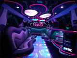 school prom pink limousine hire