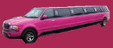 pink jeep 4x4 limo hire